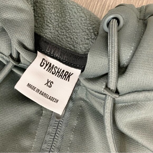 Gymshark Women’s Training Zip Hoodie Sweater Dark  Grey Oversized Size XS - Picture 4 of 9
